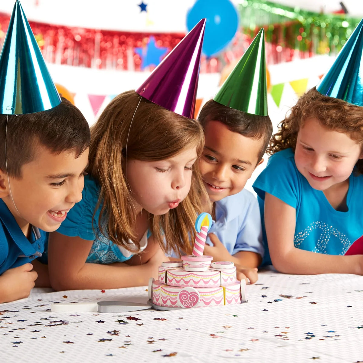 Triple-Layer Party Cake - Wooden Play Food